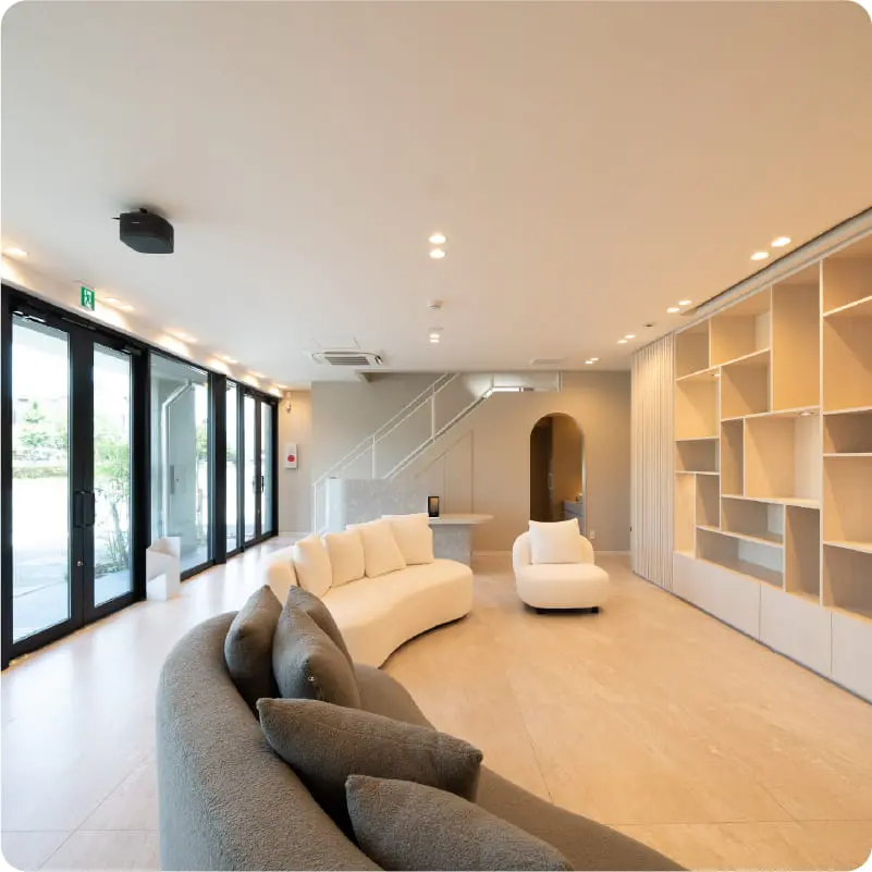 ロビーのある歯医者さん