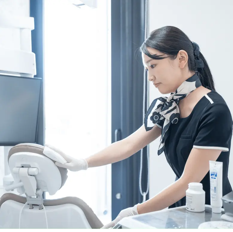 衛生管理体制を徹底